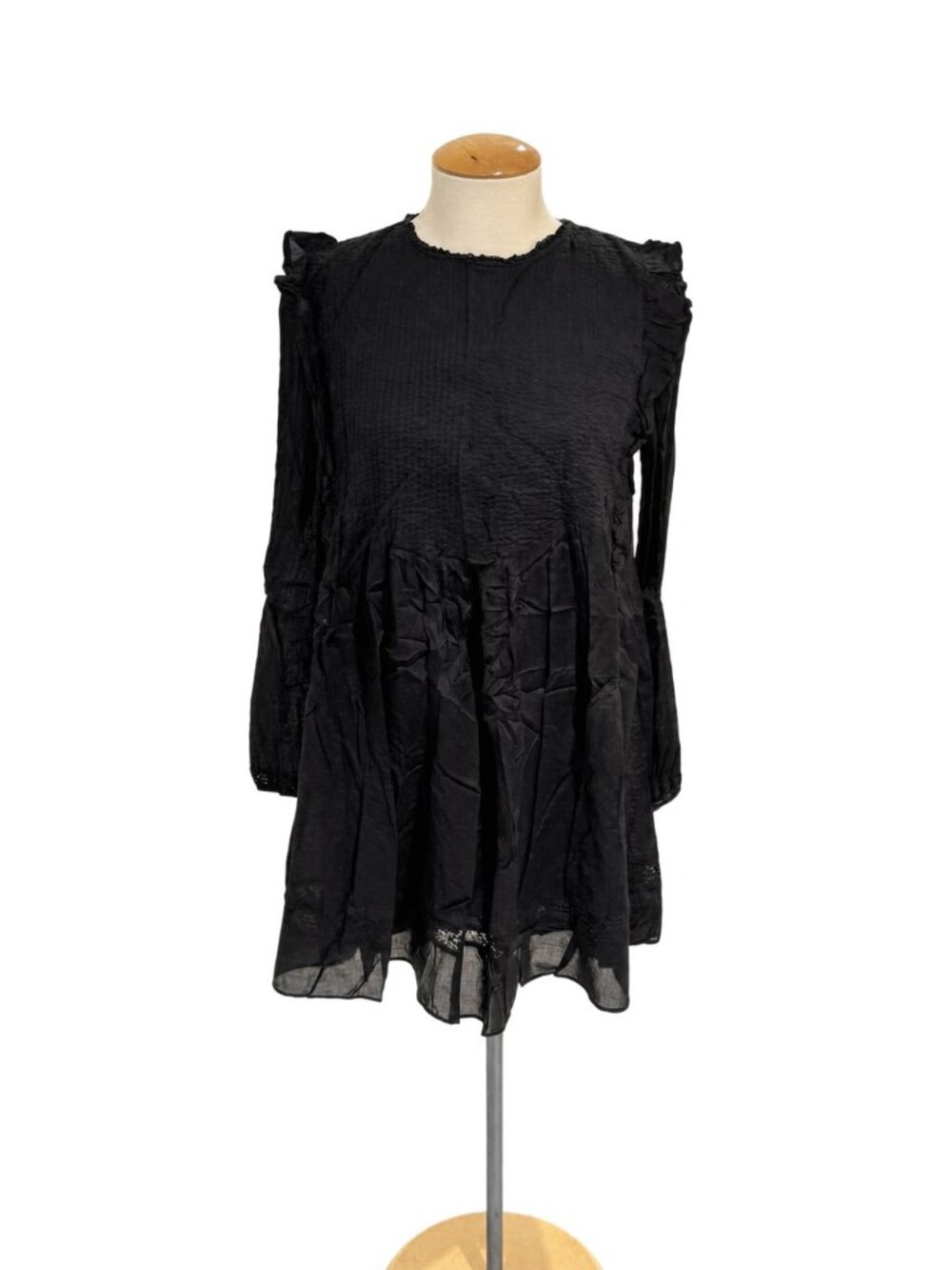 Wilfred La Boheme Black Babydoll Dress - XS